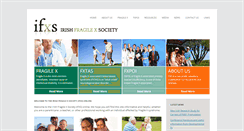 Desktop Screenshot of fragilexireland.org